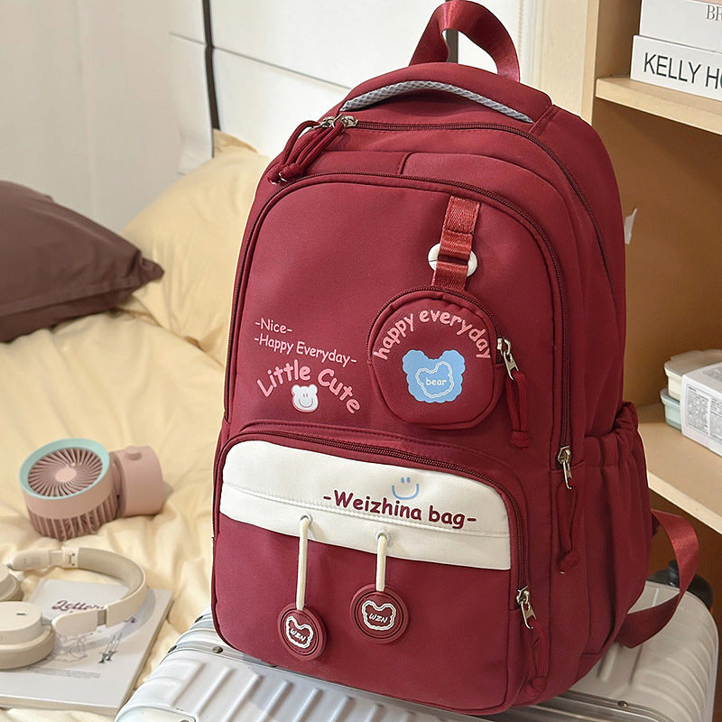 Süßer Plüsch Begleiter Schul Rucksack