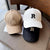 Damen Contemporary Texturiertes Design Baseball Cap Brehn