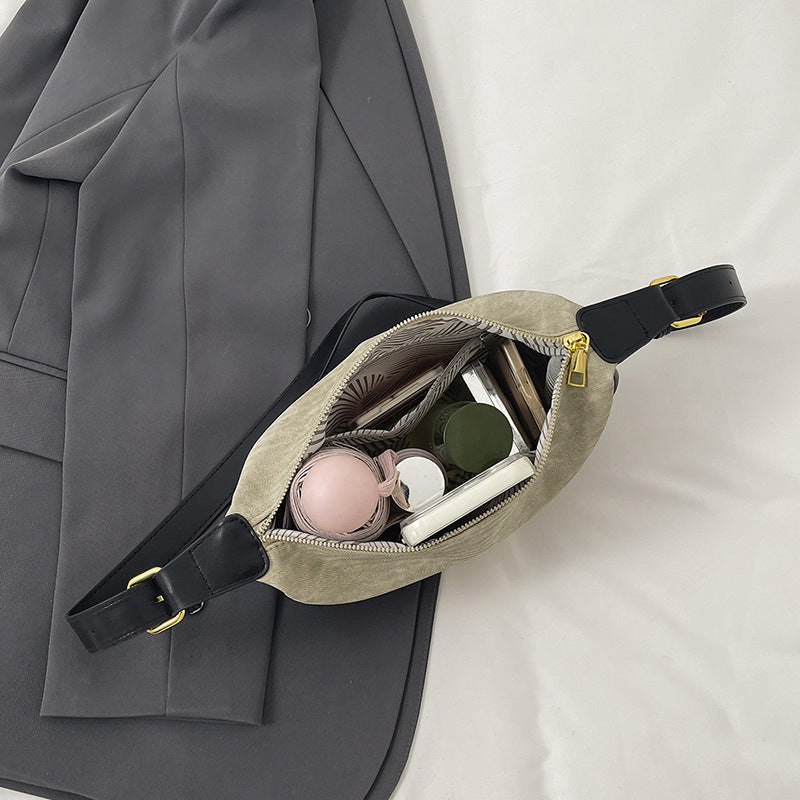 Funktionale weiche Stoff-Schultertasche