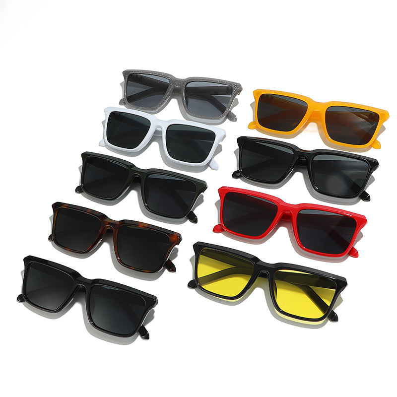 Damen modische Sonnenbrille im modernen rechteckigen Design Brehn