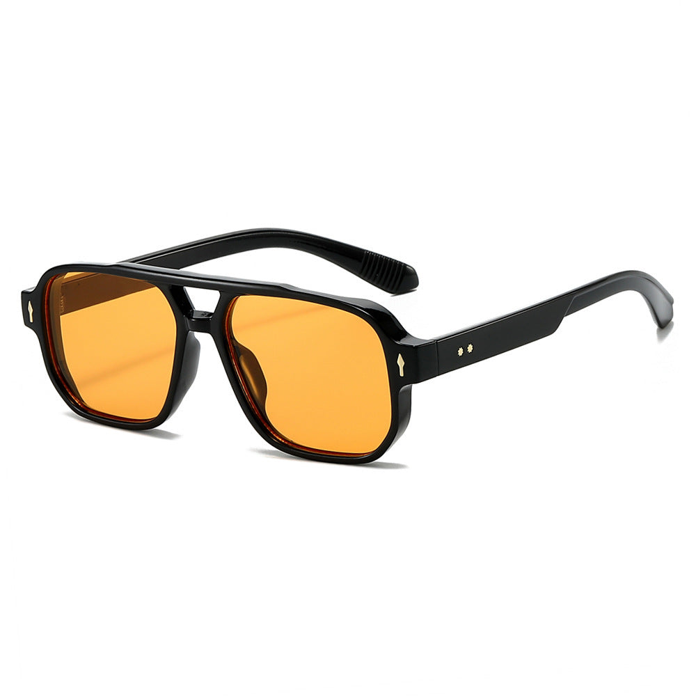 Oversized geometrische Sonnenbrille mit verbesserter UV-Schutz Brehn