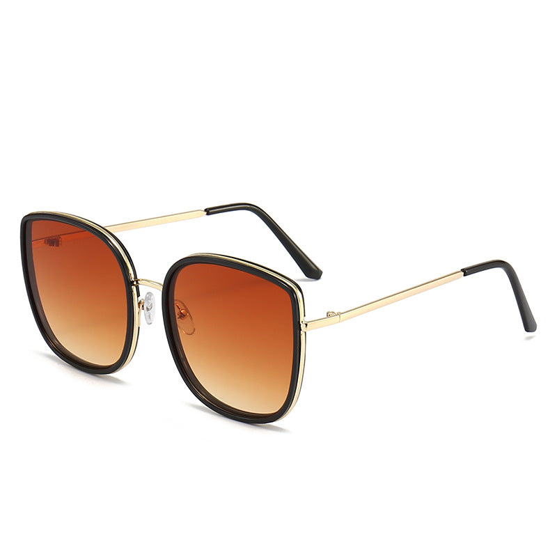 Oversized Geometrischer Rahmen Sonnenbrillen