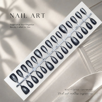 Elegantes Nagelkunst Press-On Set