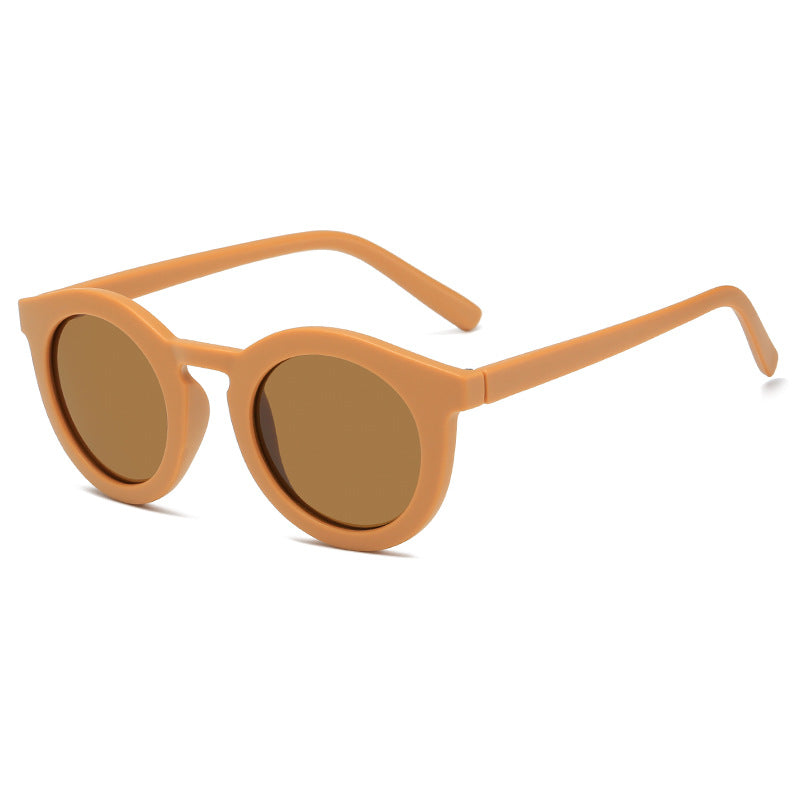 Damen runde Sonnenbrille mit modischem Design und UV-Schutz Brehn