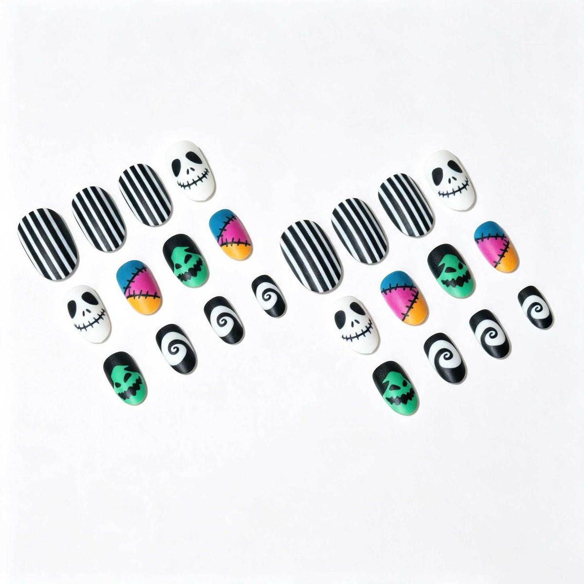 Kreatives Halloween-Nagelkunst-Design-Set