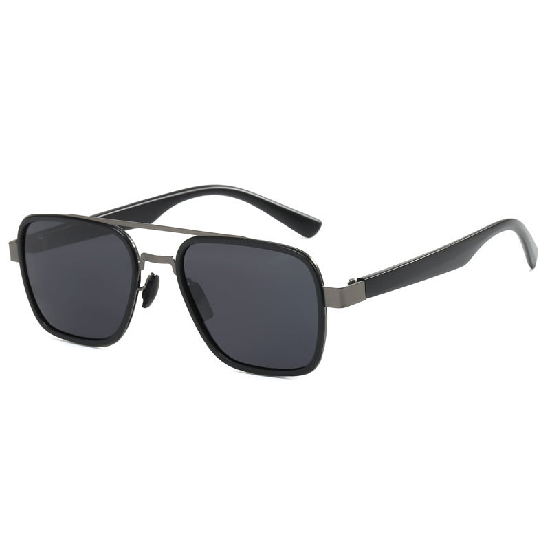 Damen modische Sonnenbrille mit quadratischem Rahmen und innovativen Gläsern Brehn