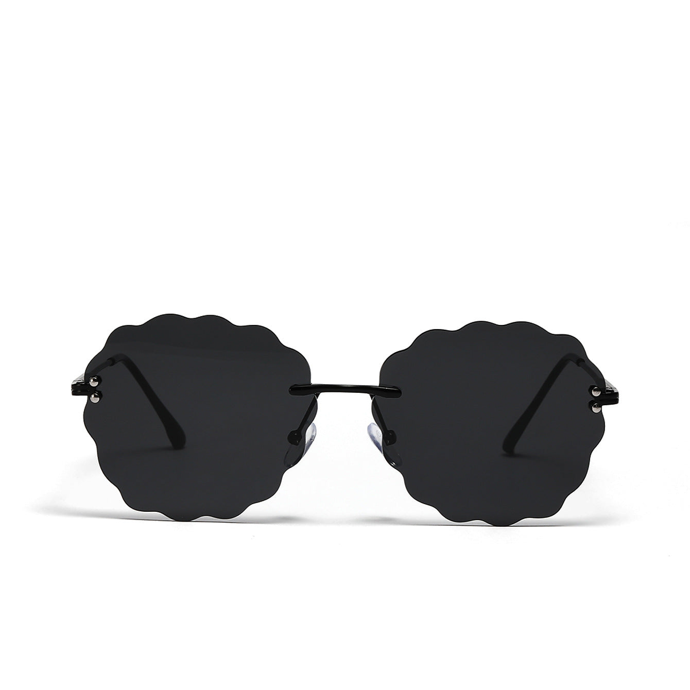 Damen modische Sonnenbrille im einzigartigen Blumenrahmen Brehn