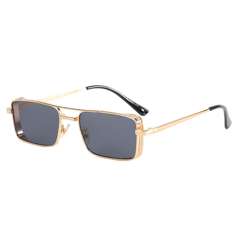 Damen modische rechteckige Sonnenbrille mit luxuriösem Rahmen Brehn