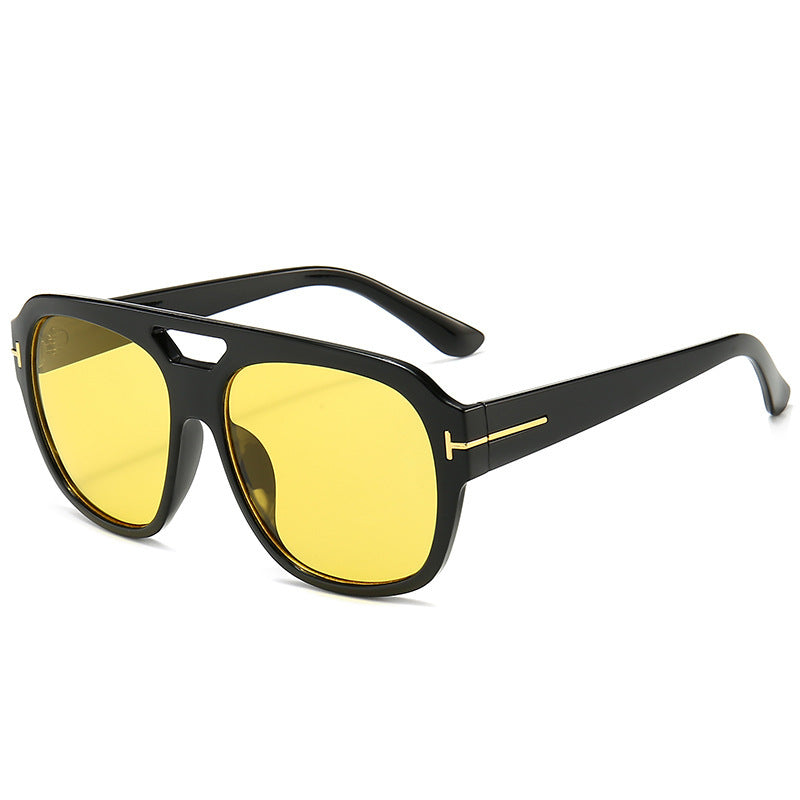 Oversized quadratische Rahmen Sonnenbrille Brehn