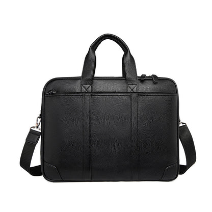 Klassische Leder Business Laptop Aktentasche Brehn