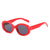 Vintage-Stil Ovalrahmen Sonnenbrille Brehn