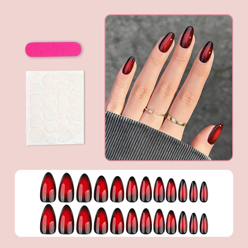 Kunstnagelset mit glamourösem Farbverlauf Brehn