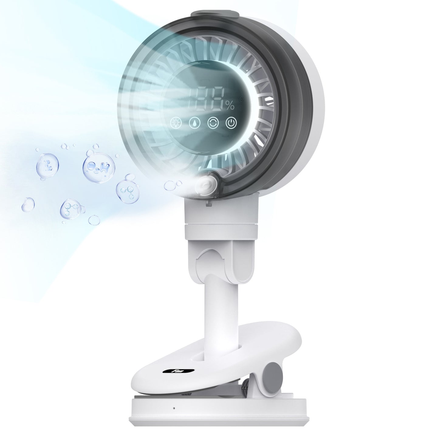 Tragbarer Nebelkühlventilator mit einstellbaren Einstellungen Brehn