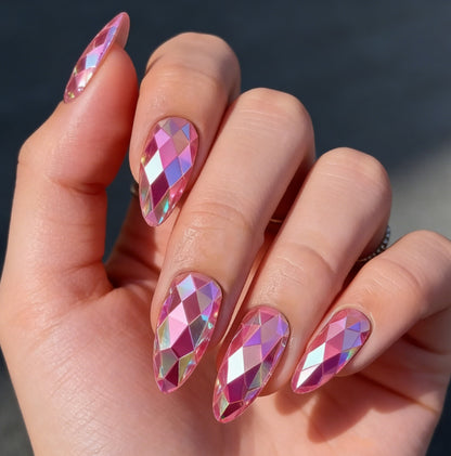 Glamouröse Strass-Nagelerweiterungen Brehn