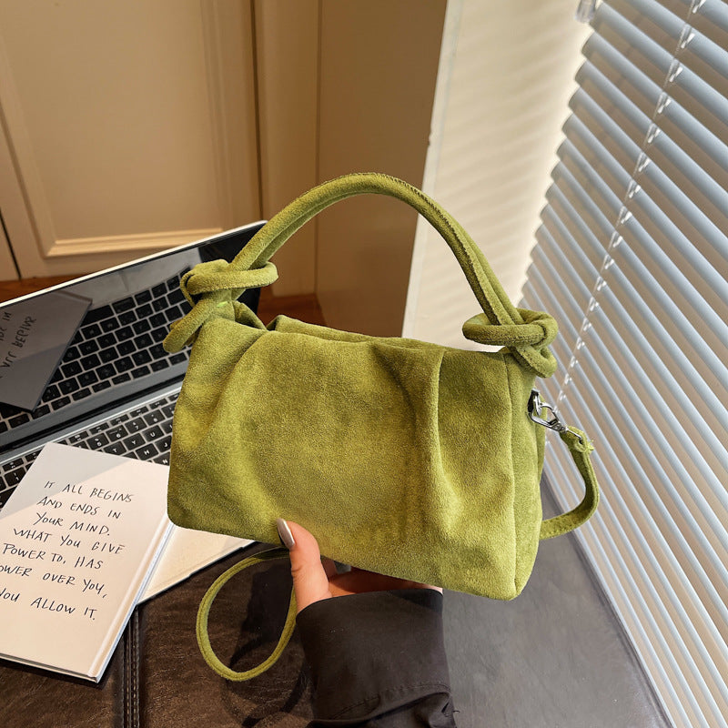 WoSoft Wildleder Hobo Tasche Brehn