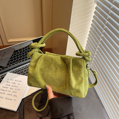 WoSoft Wildleder Hobo Tasche Brehn