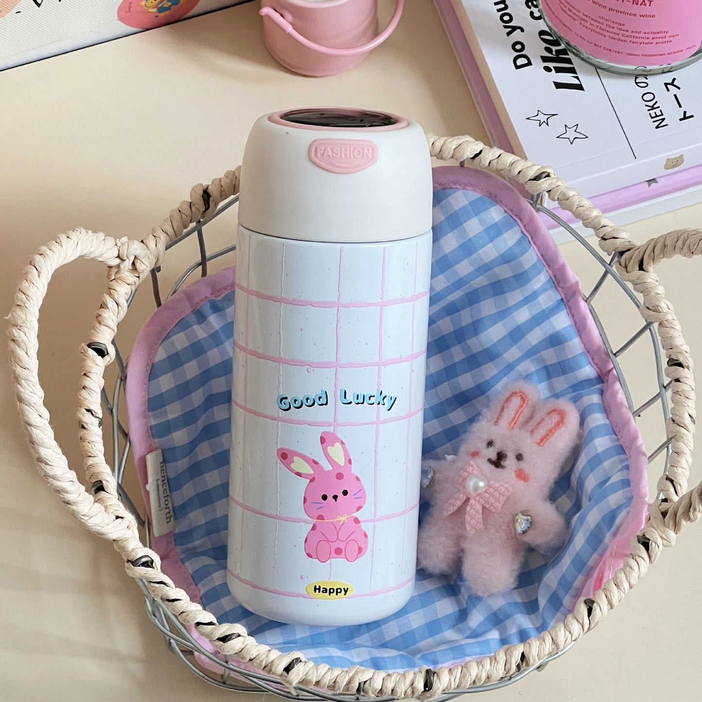 Damen Isolierte Trinkflasche mit verspieltem Tierdesign Brehn