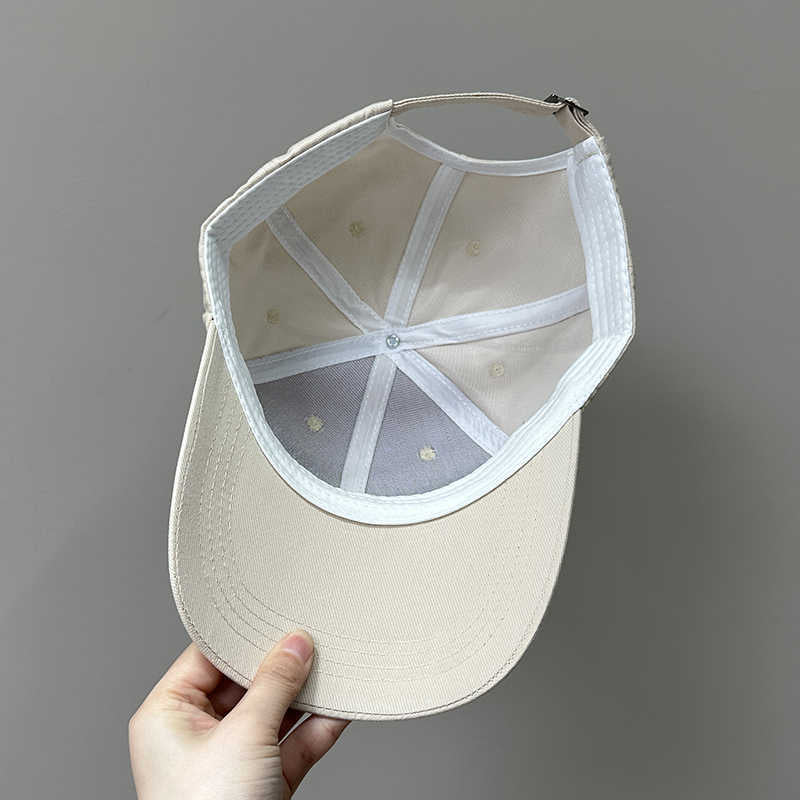 Damen Baumwoll Distressed Baseball Cap Brehn
