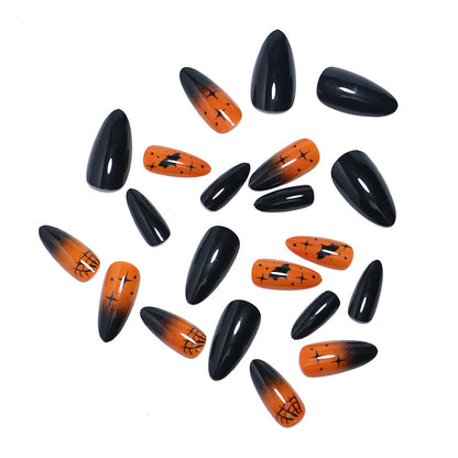 Halloween-Themen Press-On Nagelkunst-Set Brehn