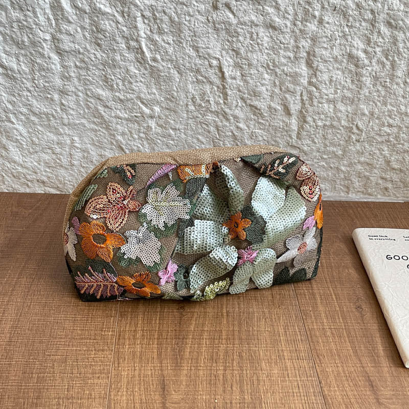 WoElegant Pailletten Clutch Tasche Brehn