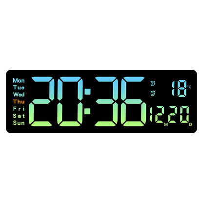 Funkwecker mit großem LED-Display und Temperaturanzeige Brehn