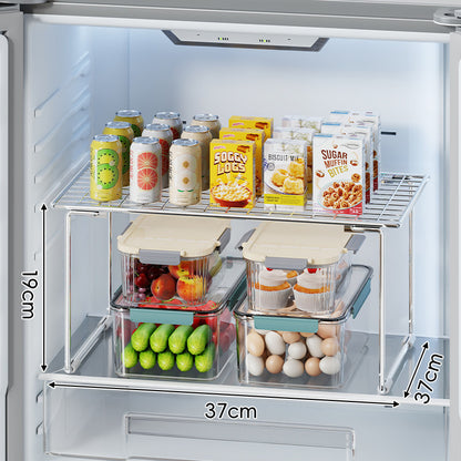 Verstellbarer erhöhter Chrom Kühlschrankregal Riser Organizer