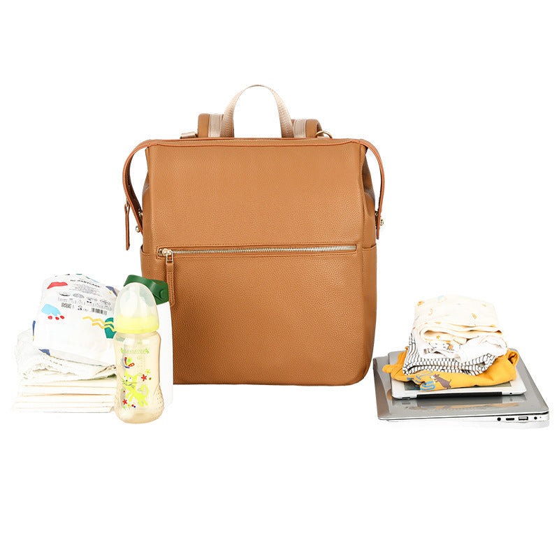 Stylischer Mehrfach-Taschen Rucksack Brehn