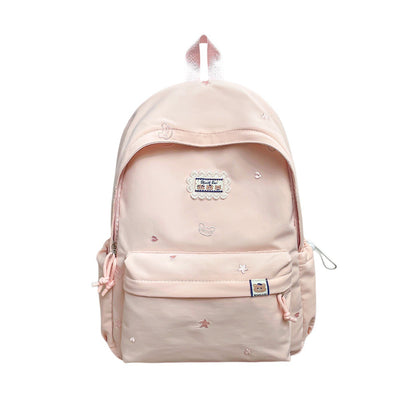 Stylischer backpack mit floralem Schmuck Brehn