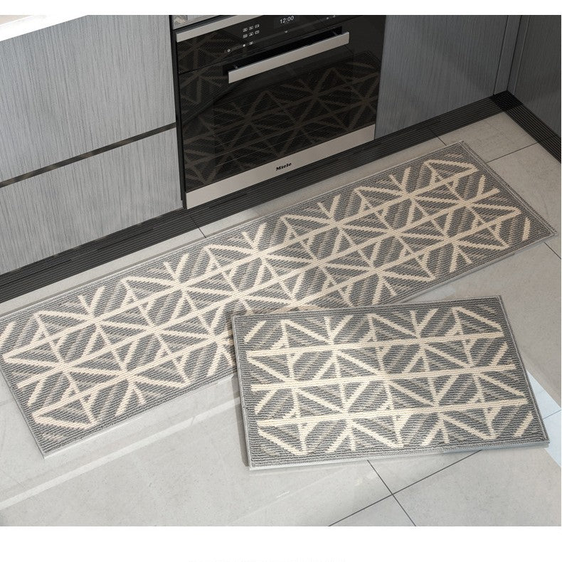Geometrische Küchenläufermatte