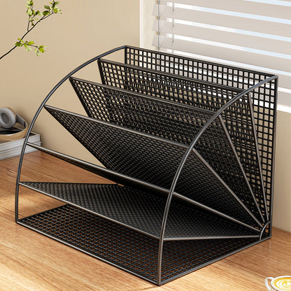 Multi-Ebenen Winkel-Mesh-Schreibtisch Datei- und Ordner-Organizer