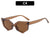 Geometrische sechseckige Rahmen-Sonnenbrille