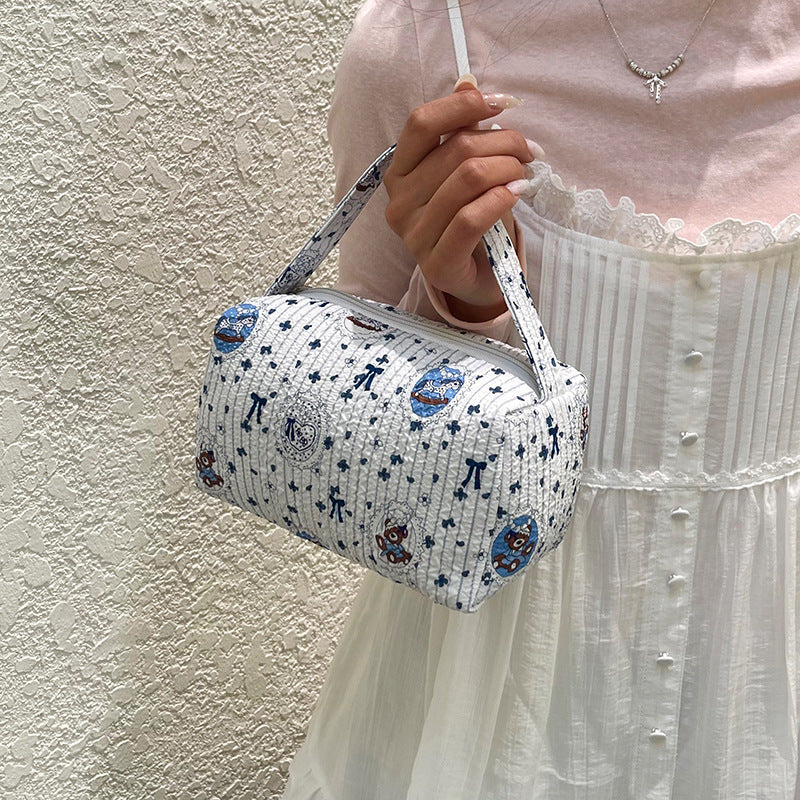 WoCharming Gepolsterte Reise Kosmetiktasche Brehn