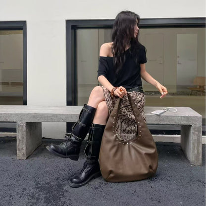 Elegante Lockere Handtasche