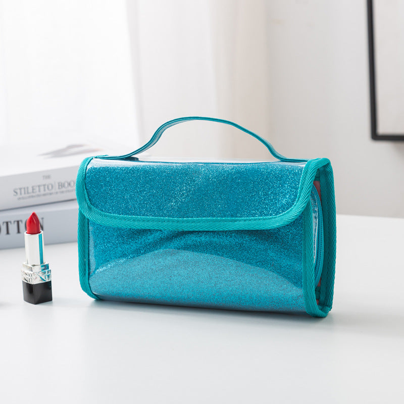 Glitzernder Reise-Make-up-Organizer Brehn