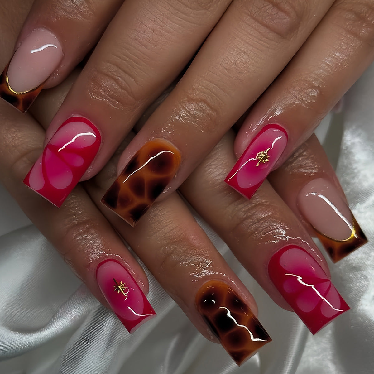 Künstlerisches Press-On Nageldesign Brehn 1787913600