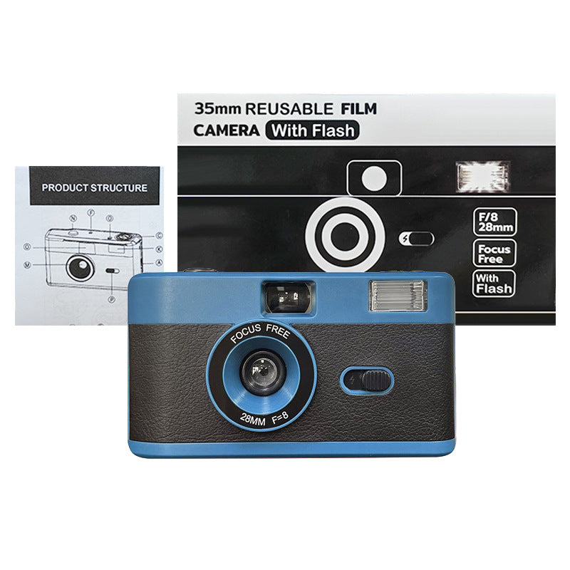 Wiederverwendbare Filmkamera mit Blitz Brehn