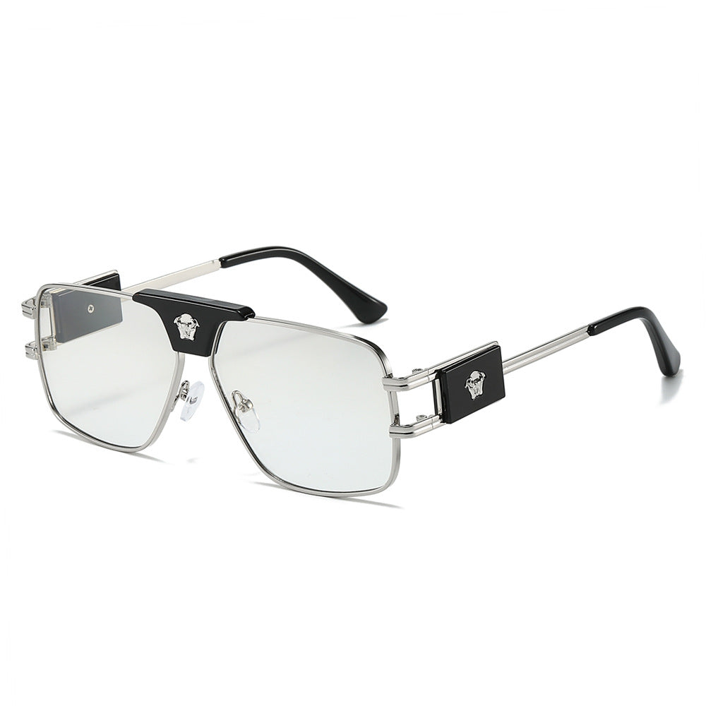 Damen stilvolle Sonnenbrille mit modernem, quadratischem Rahmen Brehn
