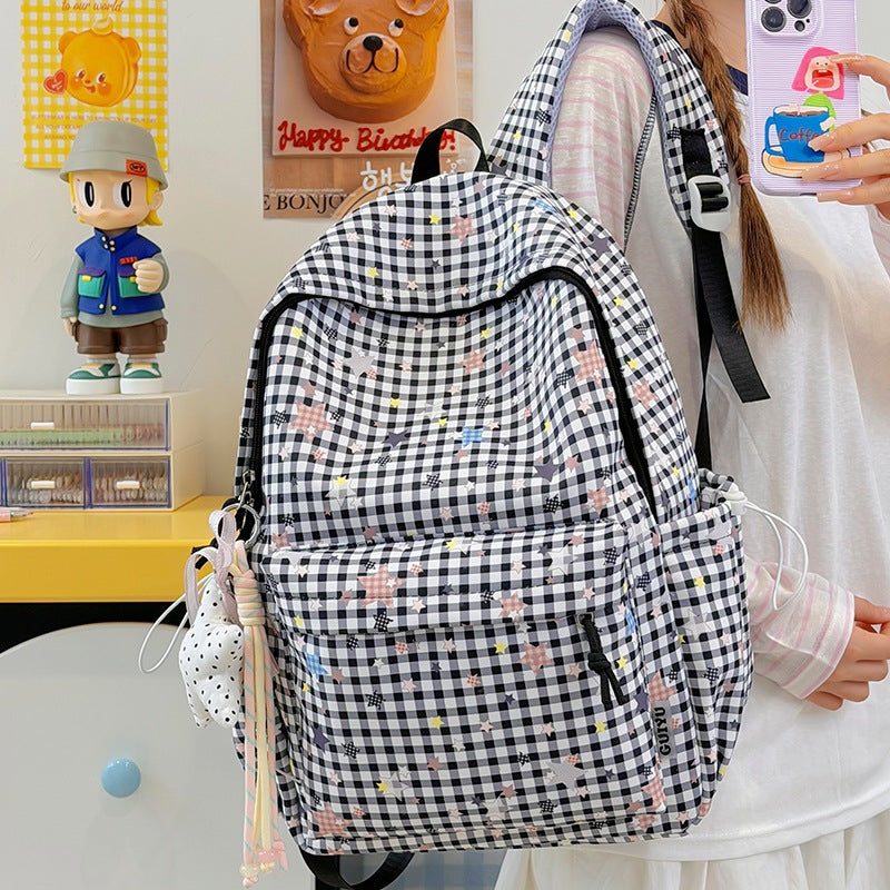 Stylische Gepunktete Sternenmuster Rucksack Brehn