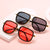 Damen quadratische Sonnenbrille mit luxuriösen Akzenten Brehn