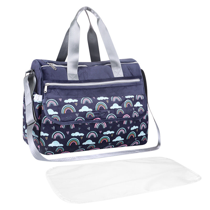 Multifunktionale Tragetasche mit Herausnehmbarer Wickelunterlage Brehn
