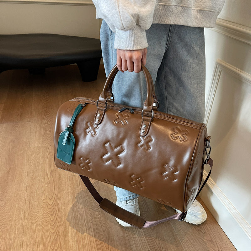 Langlebige Leder Wochenend Reisetasche Brehn