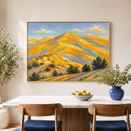 Berglandschaft-Leinwand-Wandkunst für Innenräume