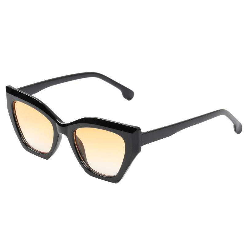 Damen Cat-Eye Sonnenbrille mit originellem Muster Brehn