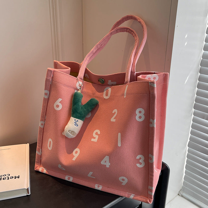 Lässige Canvas-Shopper-Tasche