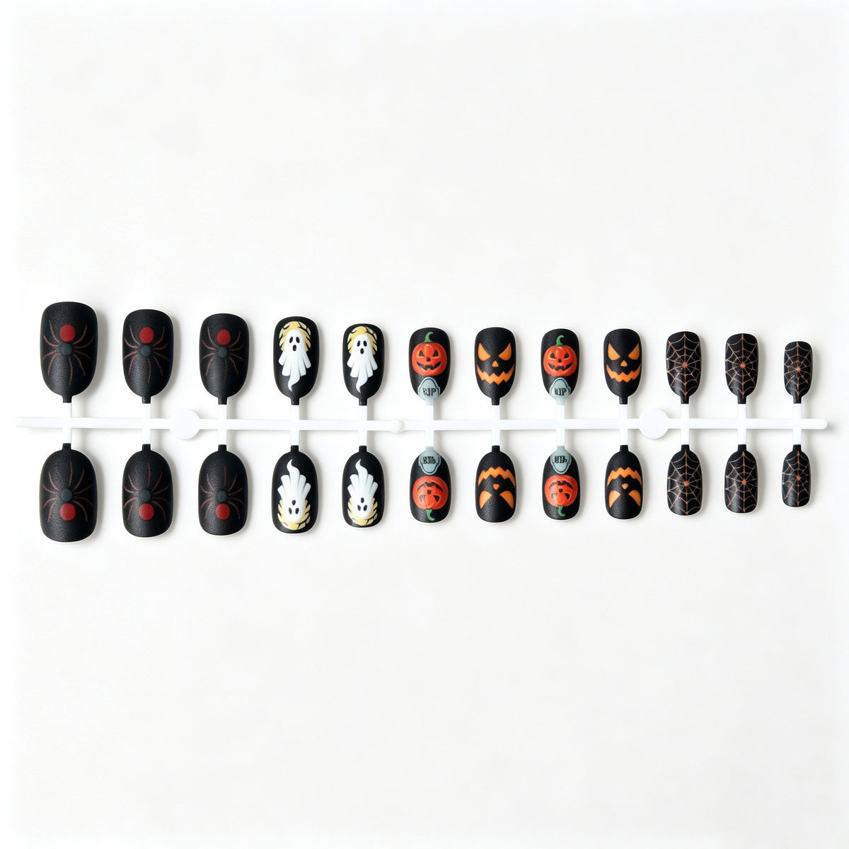 Gruseliges Halloween-Thema Nagelkunst-Set