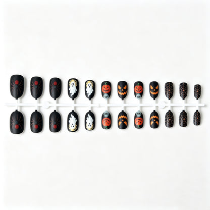 Gruseliges Halloween-Thema Nagelkunst-Set