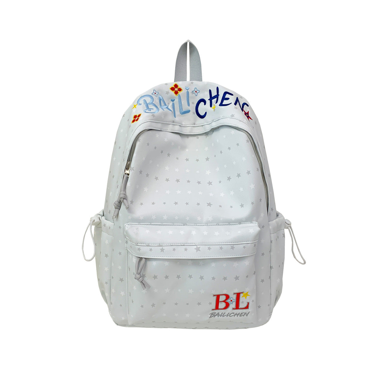 Stylische mit Sternen verzierte Rucksack