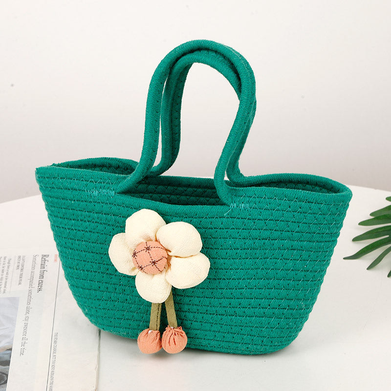 Dekorative Geflochtene Strohtasche Brehn