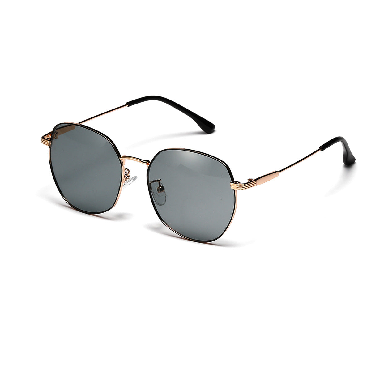 Damen auffällige geometrische Sonnenschutzbrille mit UV-Schutz Brehn
