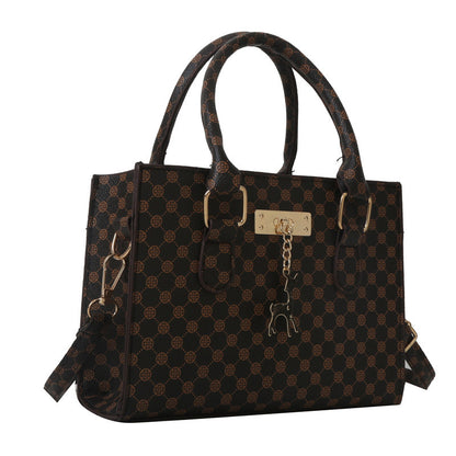 Elegante gemusterte Handtasche